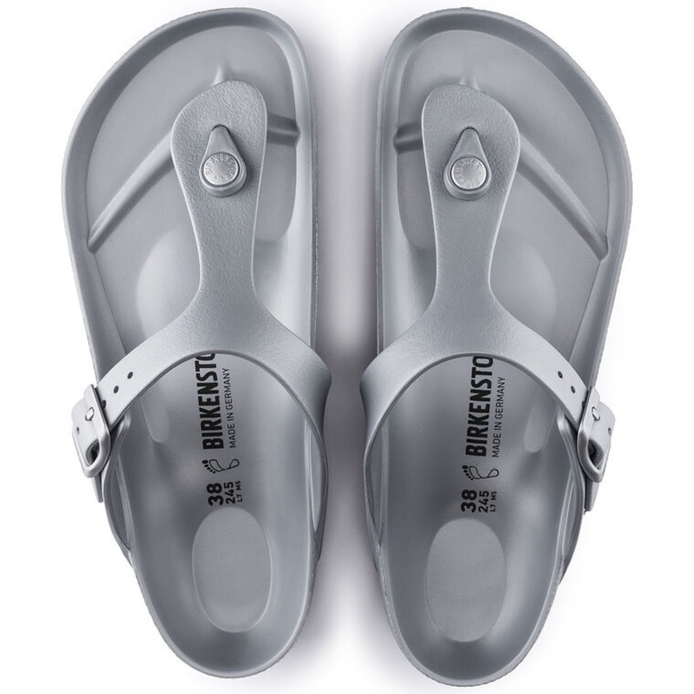 Birkenstock Gizeh Essentials EVA Silver Sandal Size 9